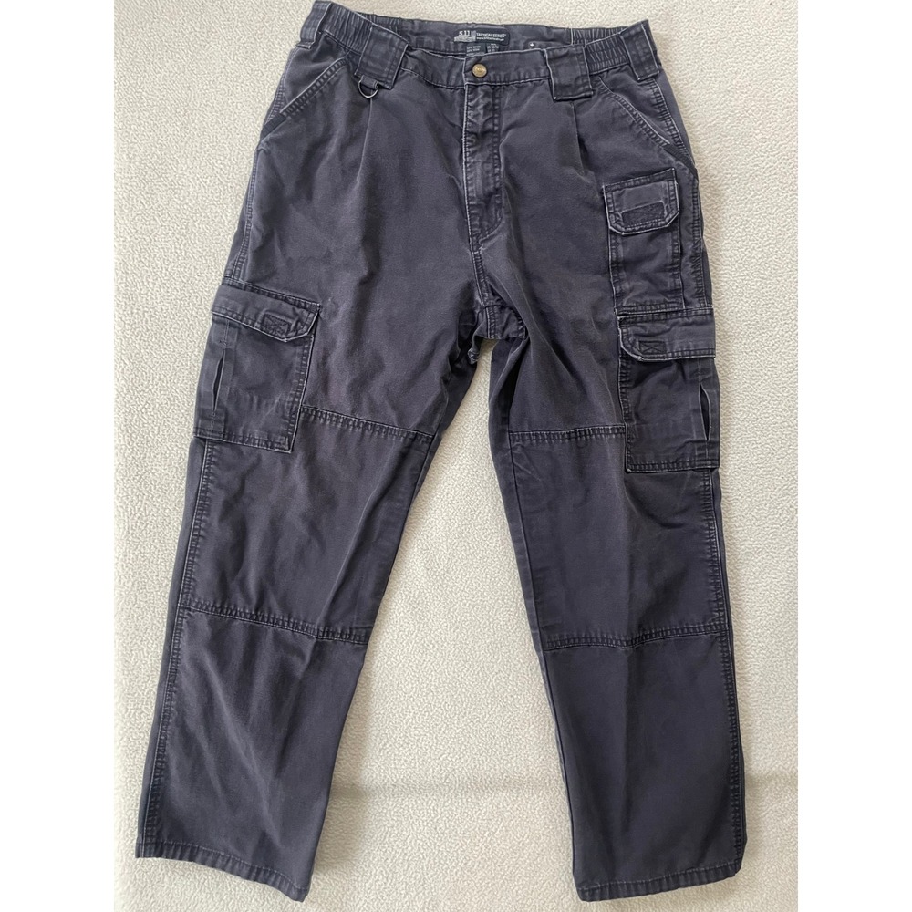 5.11 Tactical Mens 32x30 Cargo Pants Navy Blue Faded Cotton Utility 74251 Faded